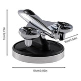 Ароматизатор на солнечных батареях в машину Самолет истребитель с турбинами