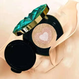 Трехцветный кушон для лица + спонжик 10мл, Drawshe / Увлажняющий тональный крем кушон / Крем пудра кушон