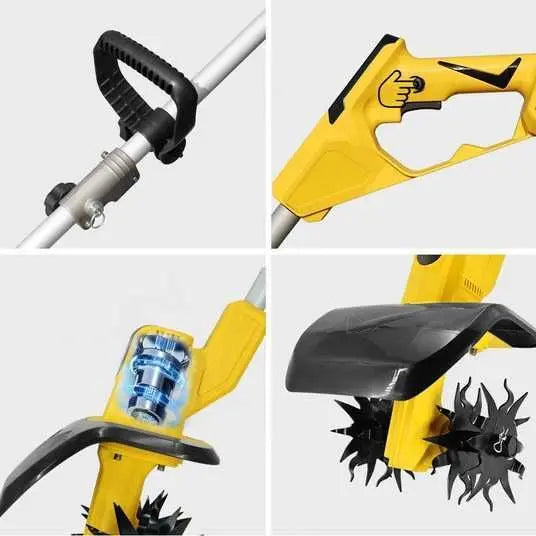 Аккумуляторный бесщеточный культиватор HAYAMI HA-1039 2 акб 48В 2800Вт