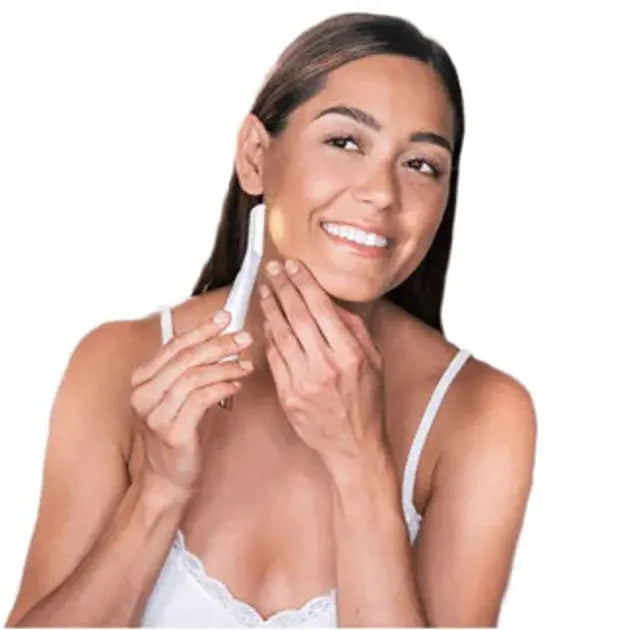 Триммер-эпилятор женский Flawless Dermaplane Glo, эпилятор для интимных зон