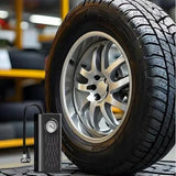 Портативный автомобильный компрессор AND1322, насос от прикуривателя 12V с манометром