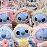 Мягкая коллекционная игрушка-сюрприз брелок Стич/Stitch Labubu 15см (цвет и вид случайный)