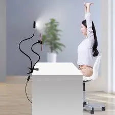 Держатель на прищепке с подсветкой Professional Live Stream