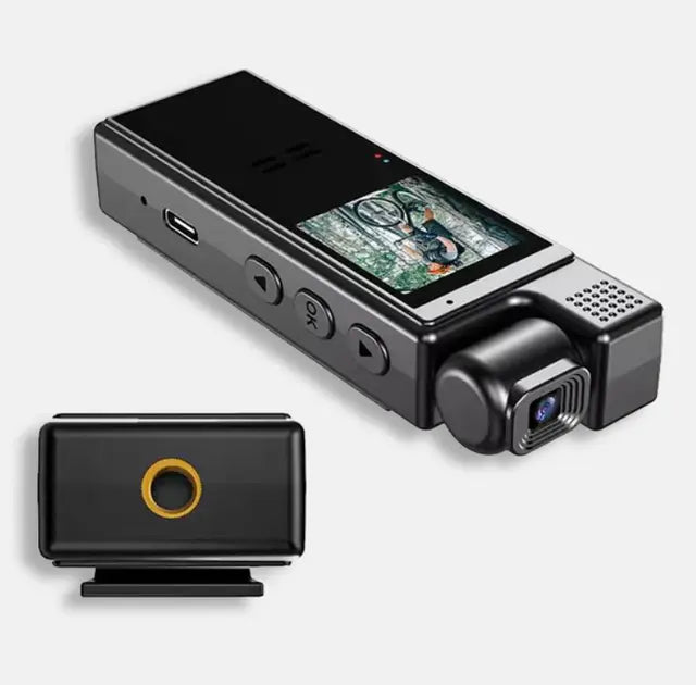 Видеокамера нагрудная Wi-Fi аккумуляторная боди камера с дисплеем 1.3 дюйма регистратор с фиксацией клипсой UKC L9