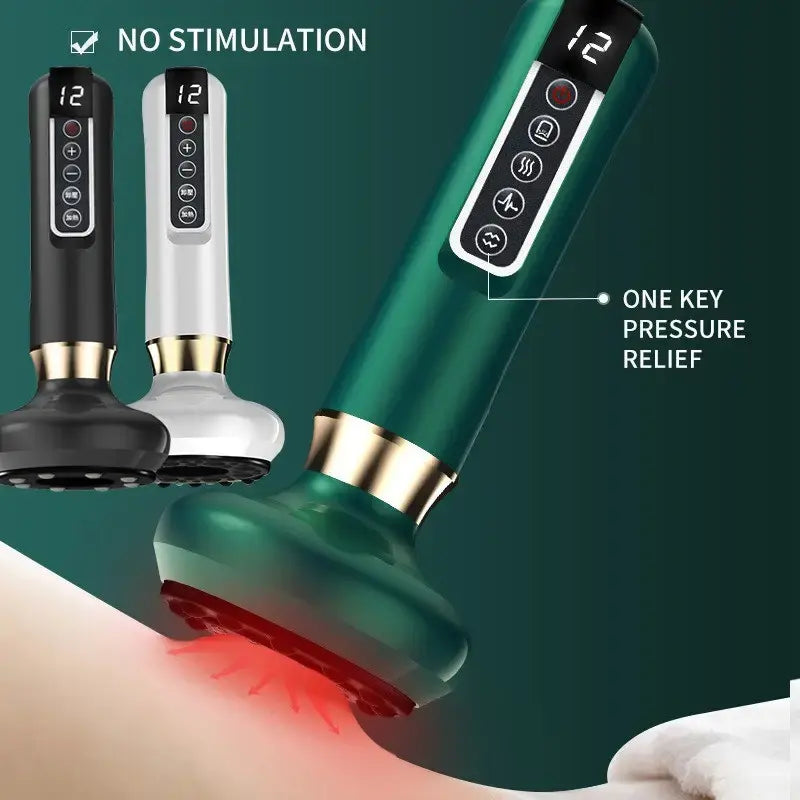 белый Вакуумный массажер для корректировки фигуры и антицеллюлитного массажа с подогревом