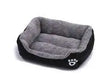 Лежанка - пуфик для кошек и собак Черная S(40*25)