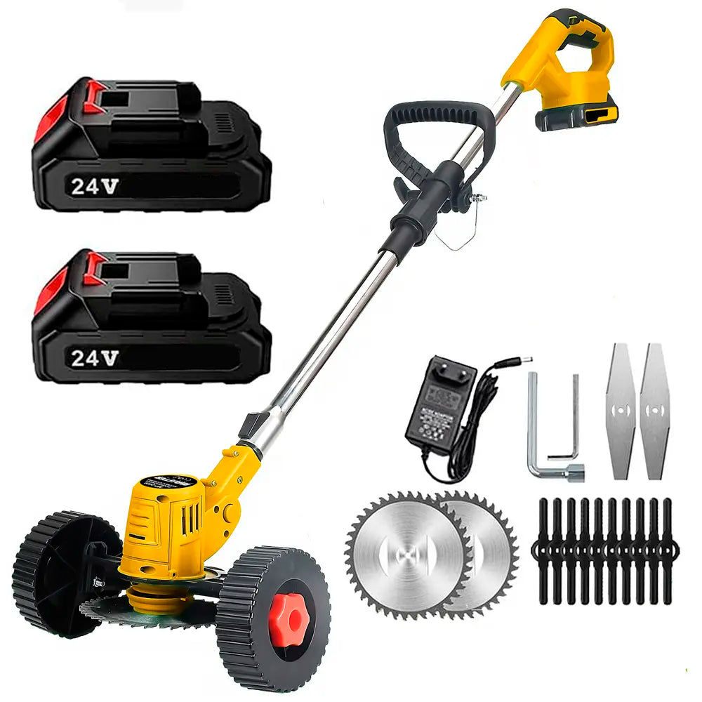Набор 2в1 Газонокосилка + Пила 24V два аккумулятора