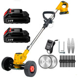 Набор 2в1 Газонокосилка + Пила 24V два аккумулятора