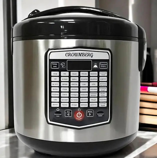 Мультиварка универсальная на 42 программы Crownberg CB 5527 из нержавеющей стали с чашей на 5л.