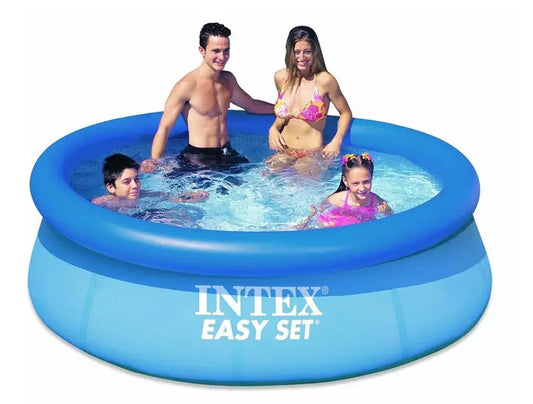 Надувной бескаркасный круглый бассейн Intex 28132 (366-76см, 5621 л, фильтр-насос 230V)