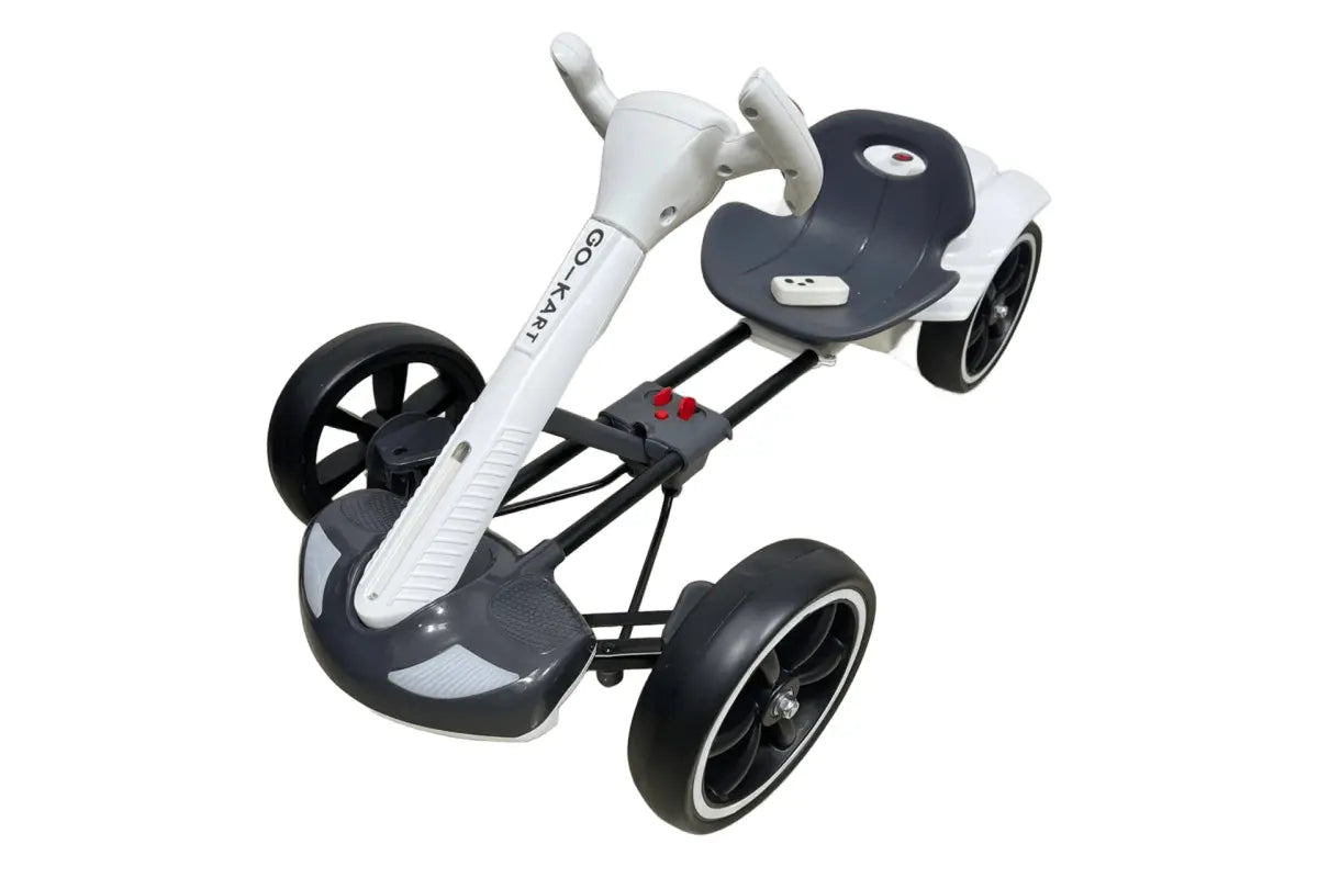 Электромобиль сложен с аккумулятором 6V 4.5Ah и скоростью до 6 км/ч/M-6072 Eco Koleso белый