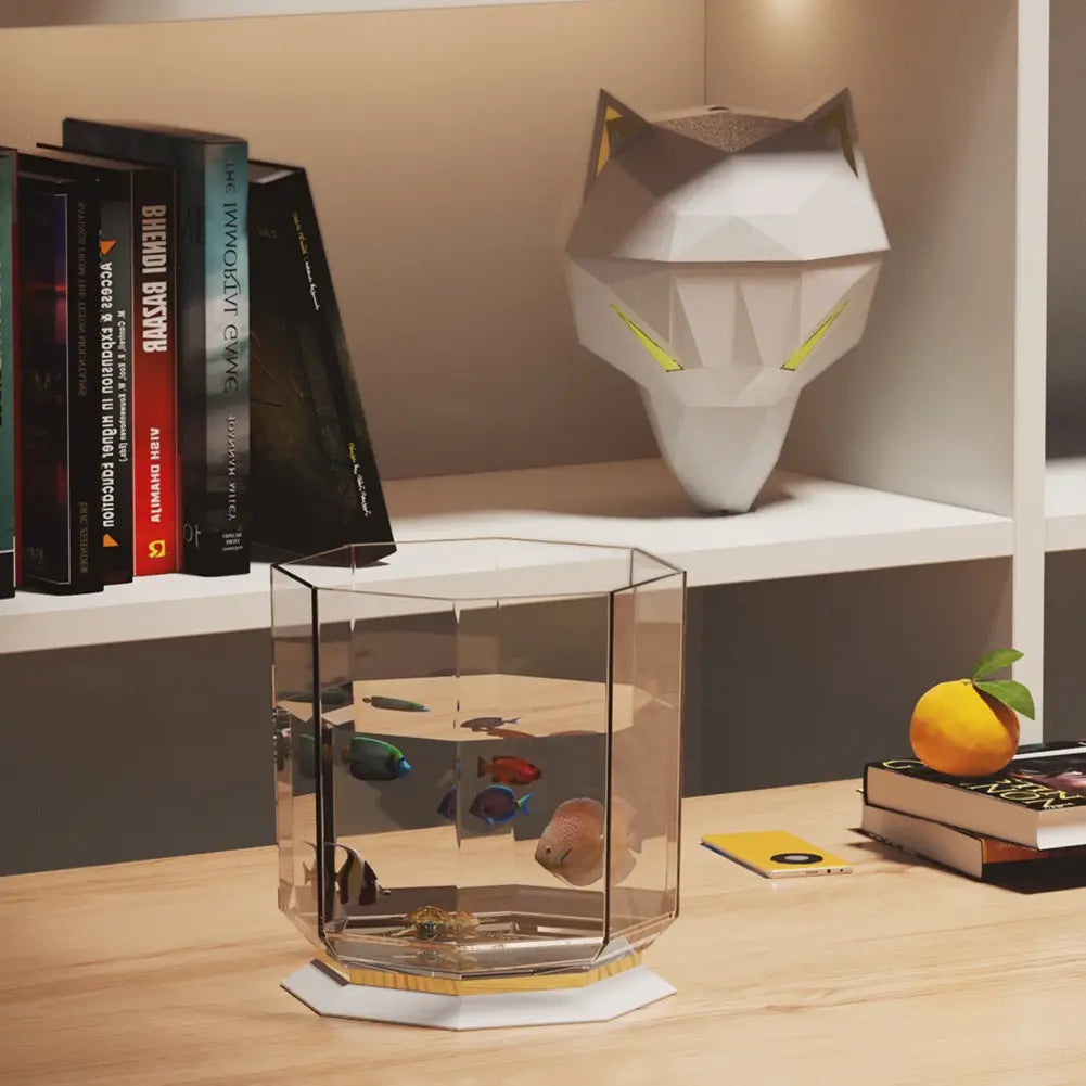 Белый Увлажнитель воздуха портативный  WOLF Air Humidifier, аромадиффузор электрический с резервуаром для эфирного масла, ультразвуковой, 650 мл