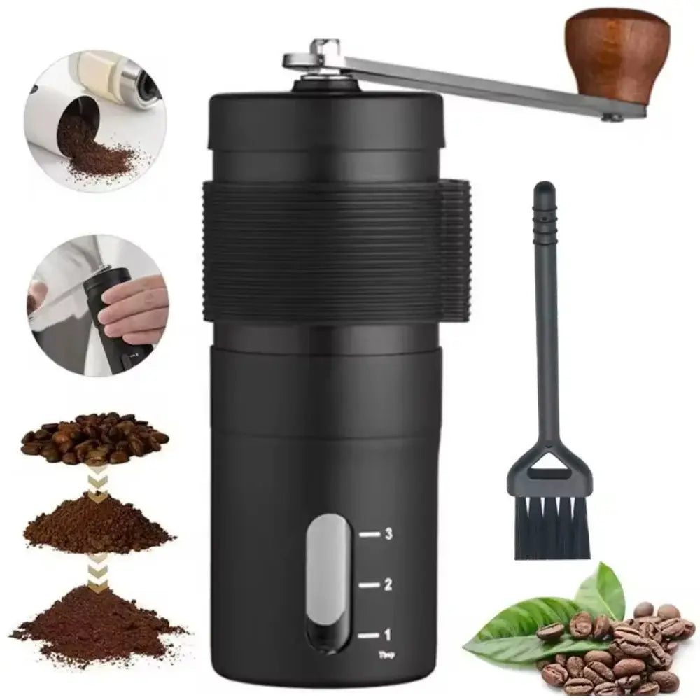 Кофемолка для кофейных зерен с керамическими жерновами Coffee GrinderAND LY-957