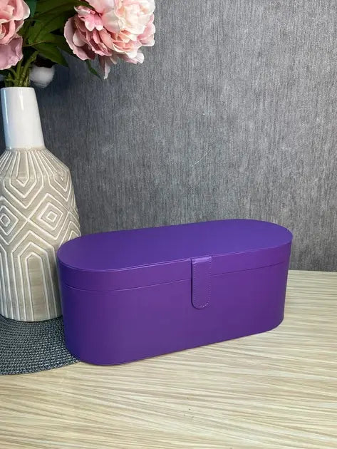 Стайлер + Коробка 5в1 HAIR BRUSH Styler для различных типов волос с функциями придания объема, выпрямления, укладки Фиолетовый