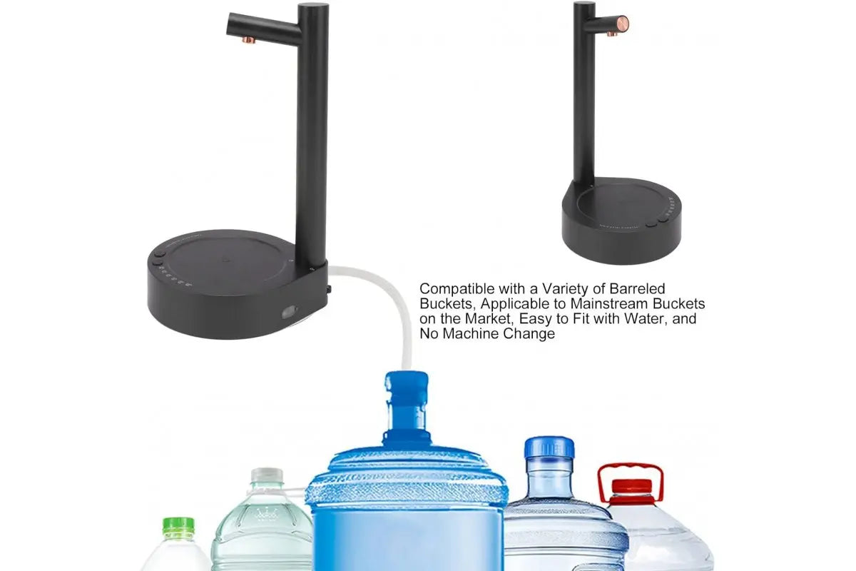 Электронный настольный умный диспенсер/насос для воды с USB зарядки WATER DISPENSER черный