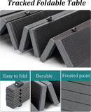 Стол + 2 стула STD-02 стол складной прямоугольный коричневый,(Д530*Ш550*В500мм), стулья металл+ткань (40*40*35), сумка