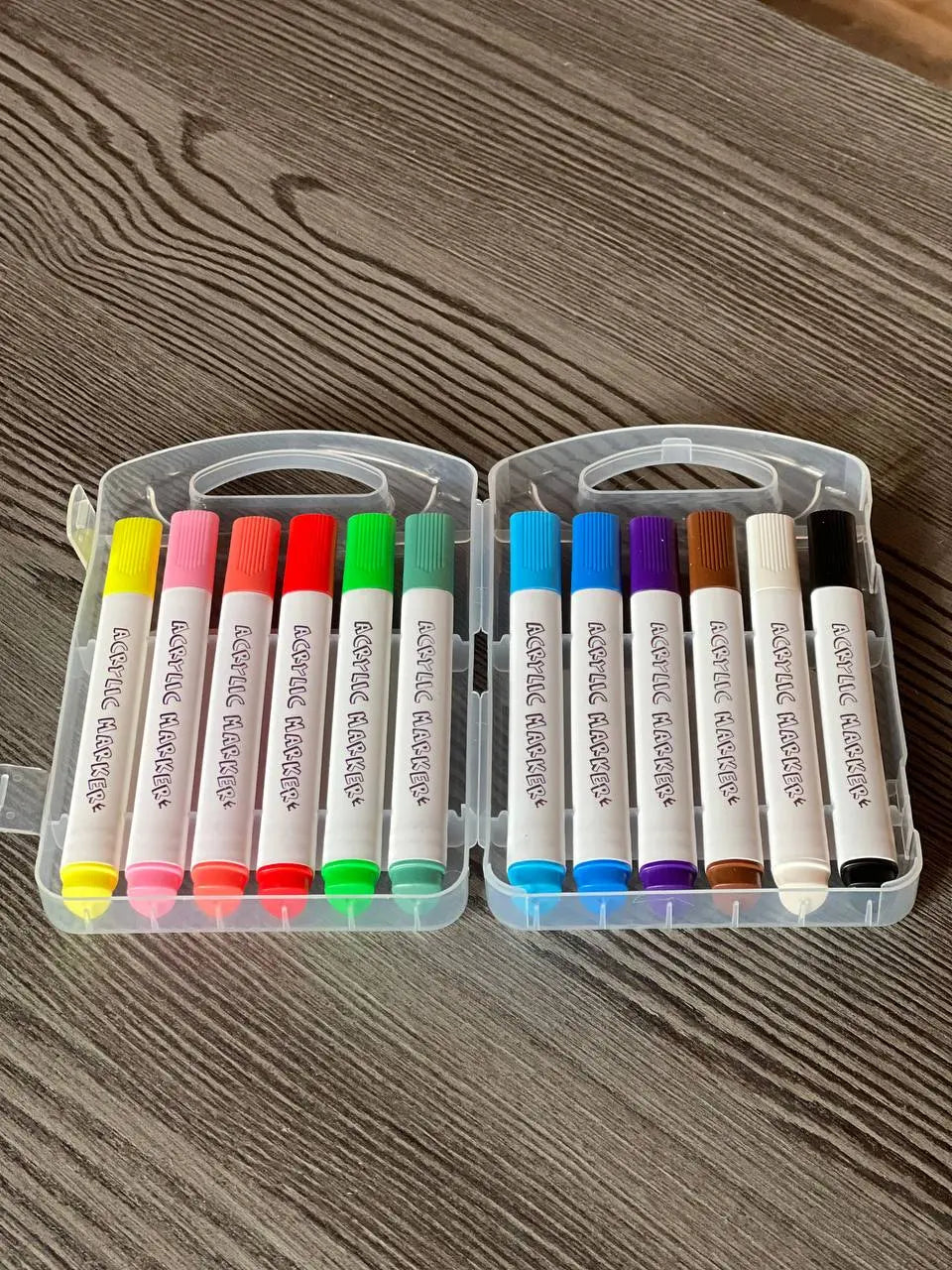 Акварельные маркеры 12 цветов Water Brush