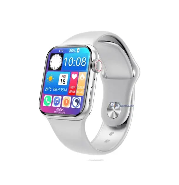 черный Смарт-часы Smart Watch GS7 MINI 41 мм, Фитнес часы с тонометром и пульсоксиметром