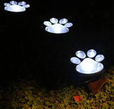 Светильник Solar Paw Print Lights на солнечной батарее 4 шт