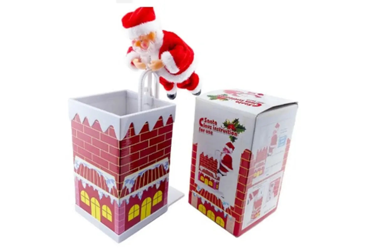 Интерактивная игрушка "Санта-Клаус в дымоходе"