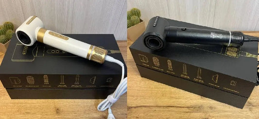 Фен-стайлер для волос 7 в 1 черный