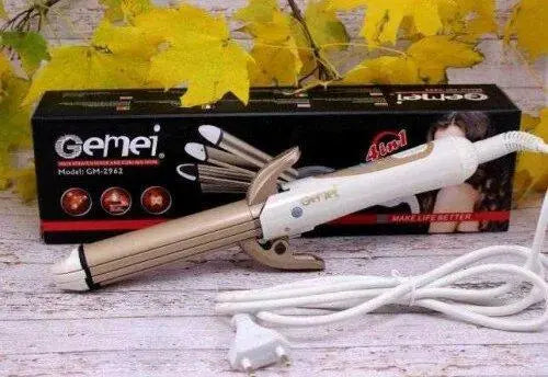Стайлер для волос 4 в 1 Gemei GM-2962, плойка, утюжек, гофре