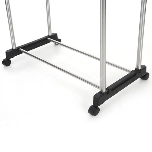 Телескопическая стойка-вешалка для одежды - Double Pole Clothes Horse