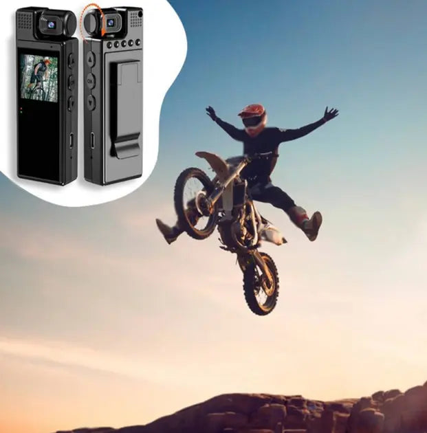 Видеокамера нагрудная Wi-Fi аккумуляторная боди камера с дисплеем 1.3 дюйма регистратор с фиксацией клипсой UKC L9