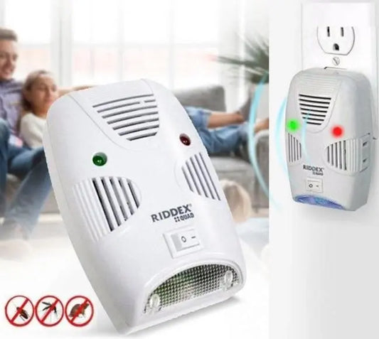 Ультразвуковой отпугиватель мышей насекомых Pest Repelling Aid Riddex, Электромагнитный отпугиватель грызунов