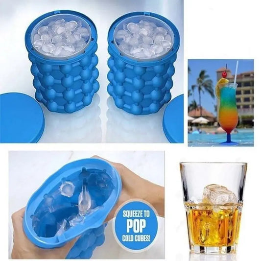 Форма ведро для льда Ice Cube Maker Genie для охлаждения напитков в бутылках