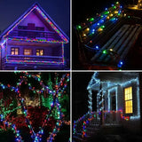 Гирлянда Роса 200 м МУЛЬТИК – зеленая нить, пульт, 8 режимов