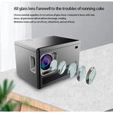 Умный проектор 4K, 4 ядра, X6 Android 10, Wi-Fi, 2K видео, Full HD 1080P, мини-проектор для домашнего кинотеатра