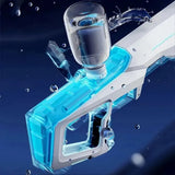 Водный бластер с насосом Zomer детский электрический водяной пистолет на аккумуляторе + USB