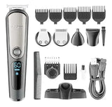 Машинка для стрижки волос VGR V-105 триммер для усов и бороды с насадками 5в1