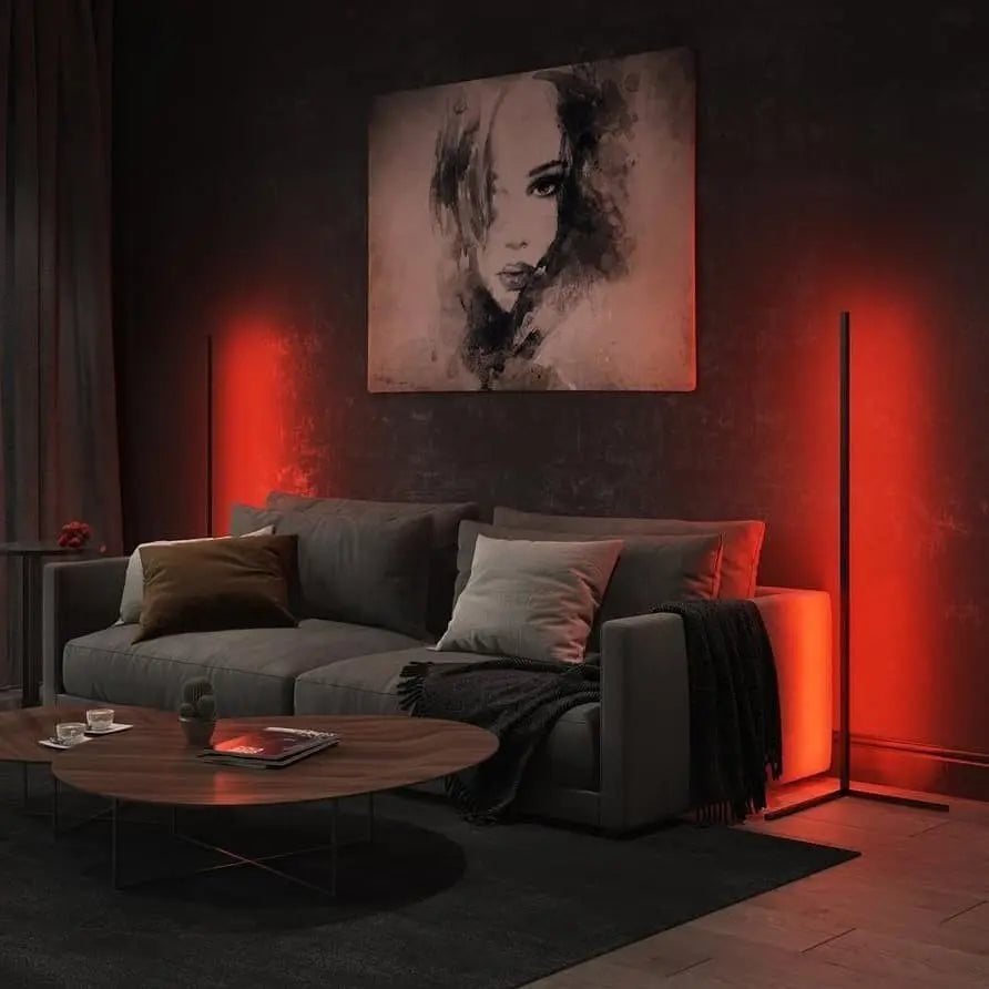 Угловой LED торшер Ledox Design с пультом и регулируемой яркостью 330 цветовых комбинаций