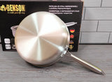 Глубокая сковорода из нержавеющей стали 28 см. Benson BN-588