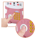 Копилка-сейф с кодовым замком и отпечатком Милый Мишка