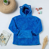 Детская игрушка-толстовка плед трансформер с капюшоном и рукавами 3 в 1 Huggle Pets Hoodie