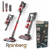 Вертикальный аккумуляторный пылесос Rainberg 2500 Вт беспроводной, для уборки, дома