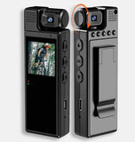 Видеокамера нагрудная Wi-Fi аккумуляторная боди камера с дисплеем 1.3 дюйма регистратор с фиксацией клипсой UKC L9