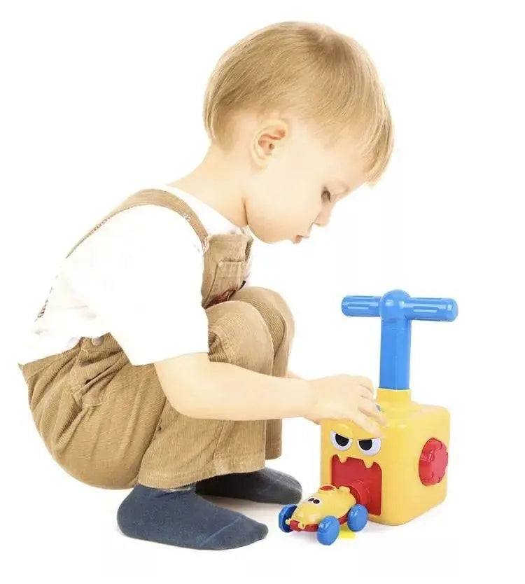 Аэромобиль машинка с шариком, Aerodynamics Reaction FORCE Principle