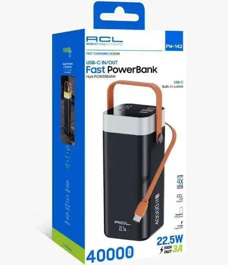 Портативное зарядное устройство для ACL PW-142 Fast PowerBank