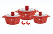 Набор кастрюль с антипригарным покрытием HK-325 8предметов