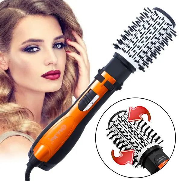 Вращающийся фен расческа с насадками Gemei GM-4828 воздушный стайлер для укладки волос