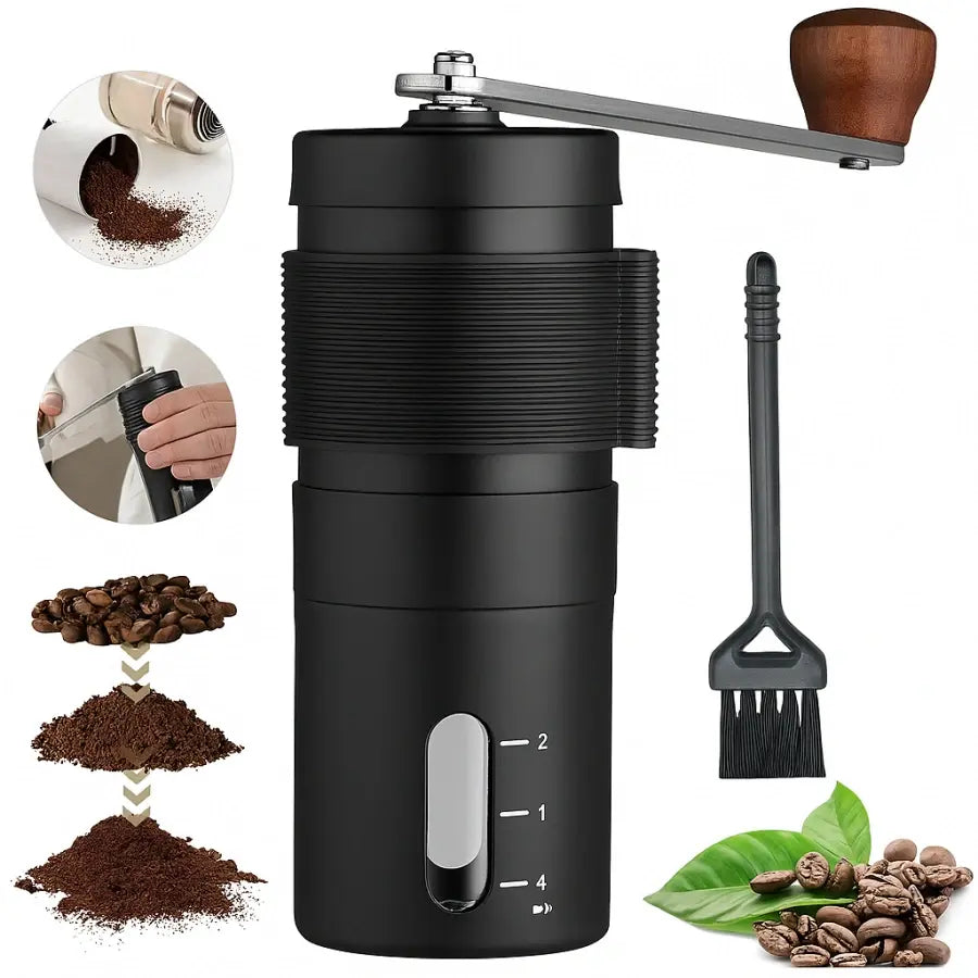Кофемолка для кофейных зерен с керамическими жерновами Coffee GrinderAND LY-957