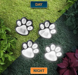 Светильник Solar Paw Print Lights на солнечной батарее 4 шт