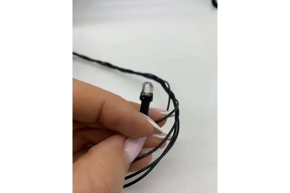 Гирлянда нить на катушке, от сети, 50м, 240LED, теплый белый/ Светодиодная LED гирлянда на елку