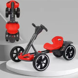 Электромобиль сложен с аккумулятором 6V 4.5Ah и скоростью до 6 км/ч/M-6072 Eco Koleso красный