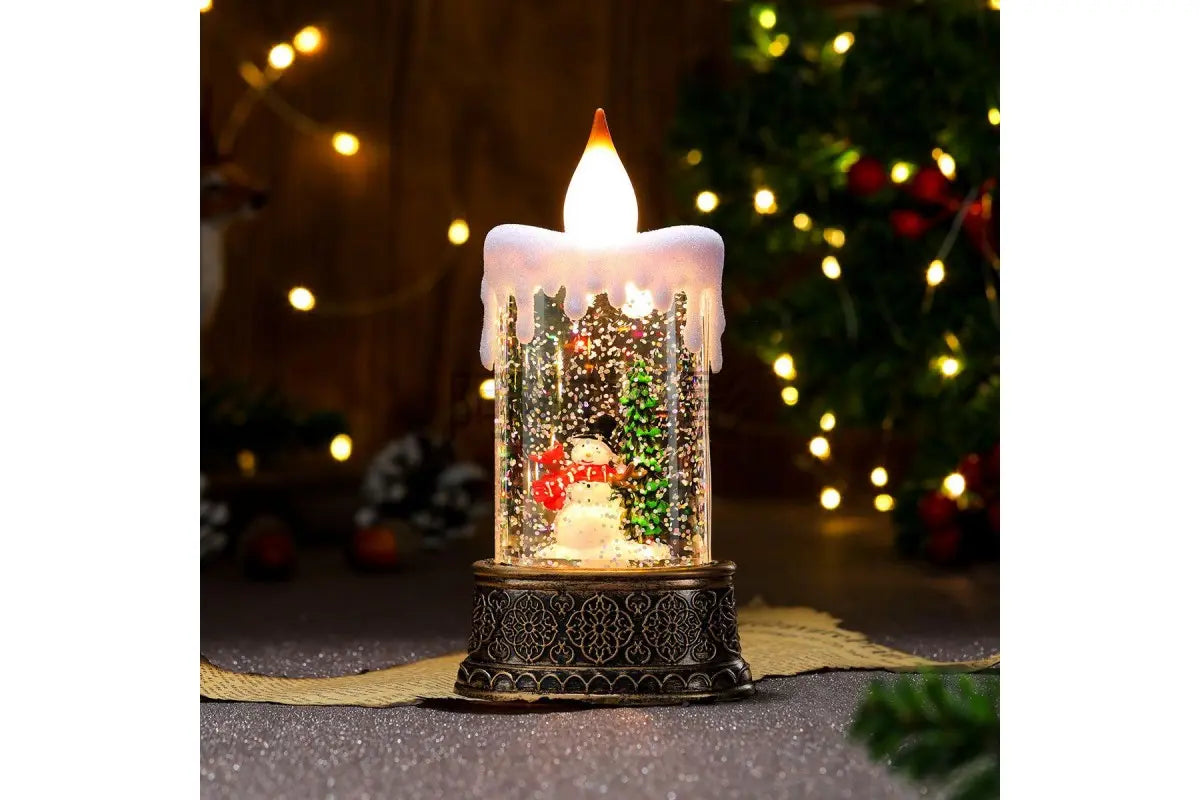 Новогодняя декоративная музыкальная свеча (SH2826)