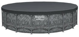 Каркасный круглый бассейн 549х132 см на 26 000 л с фильтр-насосом, лестницей, тентом Bestway 561KC